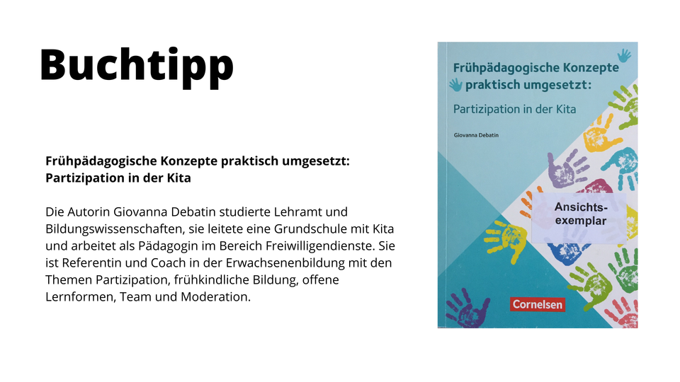 Buchtipp: Partizipation in Kindertageseinrichtungen |© Gesundheit Berlin-Brandenburg e.V.
